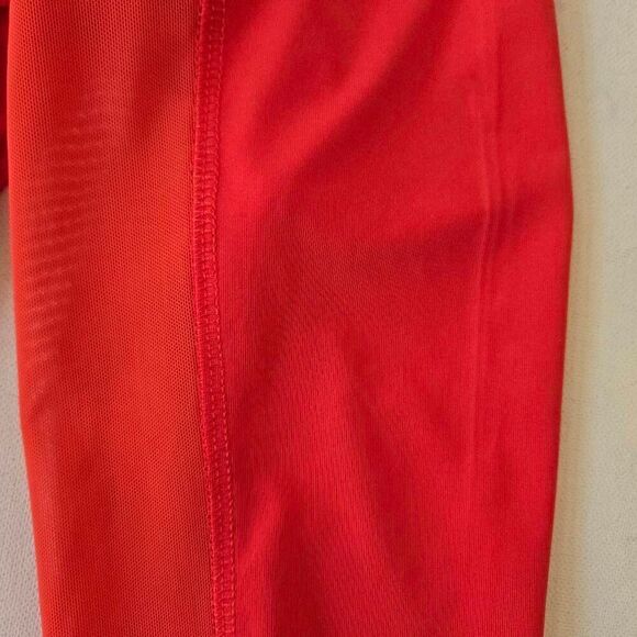 PGA Tour Womens Quarter Zip Long Sleeve Athletic Golf Shirt Top Coral Red Small - Picture 8 of 12